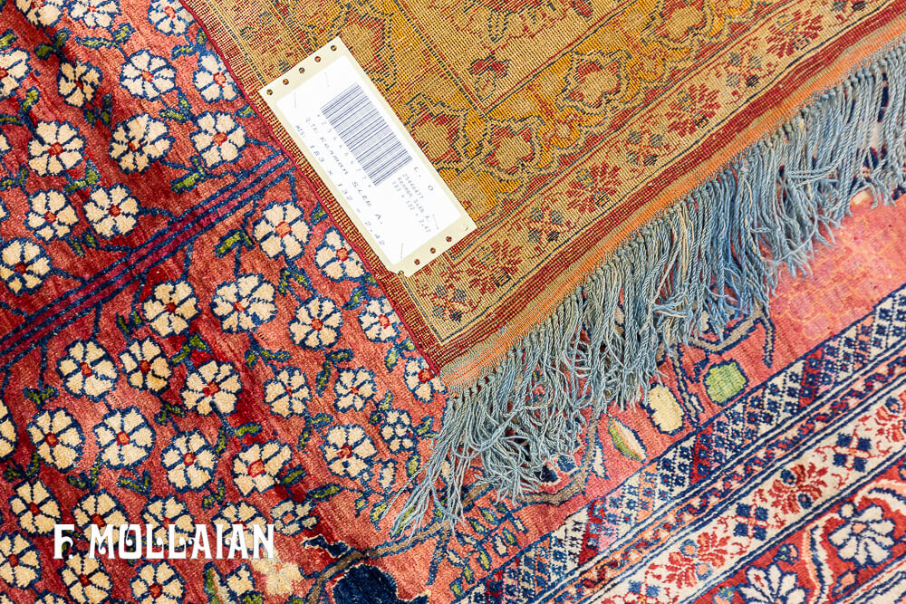 Persian Kerman Silk Antique Prayer Design Rug n°:25446477